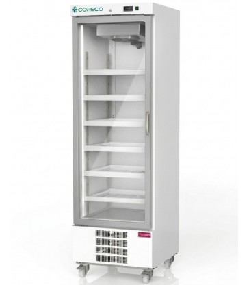 Armario laboratorio CORECO MLBV-500 500 litros con puerta de cristal y control digital