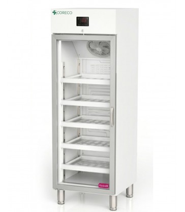 Armario farmacia CORECO MPHV-320 320 litros con puerta de cristal y control digital