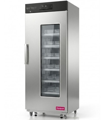 Armario refrigerado banco de sangre Coreco MXY-558 alta precisión a +4°C para uso hospitalario