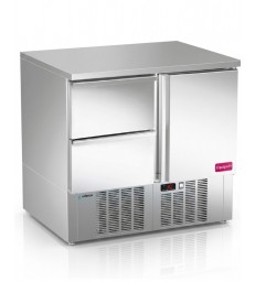 Mesa refrigerada Edenox MPG-090 NS HD mixta con puerta y cajones GN 1/1 compacta profesional