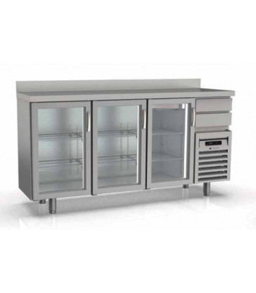 CONTRAMOSTRADOR REFRIGERADO puertas de cristal Coreco FMRV-200