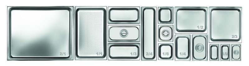 cubetas y bandejas gastronorm