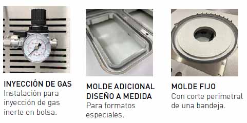 termoselladora tbg de zermat opcionales