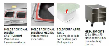 opcionales termoselladora tb3